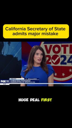 Christina Pascucci Instagram - U.S. Senate candidate @christinapascucci filed all the correct paperwork to be listed as a “local television journalist” on the March ballot in California. 

But she won’t be…on the millions of ballots already printed. 

@californiasos_ admits the office got it wrong while listing Pascucci as “no ballot designation” instead of including her profession. Secretary of State Weber blames it on an internal “miscommunication” and “clerical error.” 

Pascucci joined us on @foxla. She’s asking for election officials to send out an email to registered voters. 

The Secretary of State has already admitted the mistake in social media and made a correction in online voter guides, but not in the millions of printed out ballots. 

#christinapascucci #pascucci #pascucci2024 #election #senate #california #race #elexmichaelson