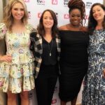 Christina Chang Instagram – Thank you @atxfestival for having us! Fantastic way to celebrate the process of creating stories for 📺 And so fun to reunite with some folks, especially some of the wonderful women on @thegooddoctorabc!! @fionagubelmann @briasamone @erinrgunn 
Big thanks to @brandialbahary at @sptv   @emilymosswilson 💛 
#atx #atxtvfestival #thegooddoctor #femaleempowered

👗: @misa_losangeles 
💄: @desiraecherman 
💈: @nadiahoecklin