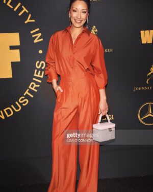Christina Chang Instagram - A remarkable evening celebrating all the women nominated for an Oscar this year. Congratulations to all! A big thank you to @womeninfilmla x @maxmara 🧡

👗@maxmara
👜 @maxmara 
👩🏽 @violetartistry 
 @amandatrantino 🙏🏽
#WIFOscars
#womeninfilm
#oscars 
#maxmara