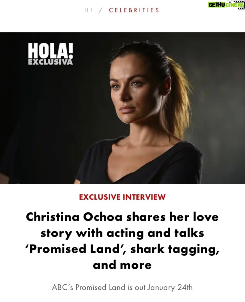 Christina Ochoa Instagram - Thank you @holausa for talking to me about some of the things I love the most! Grateful for your support. Link in bio to read the full article.