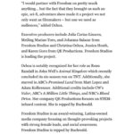 Christina Ochoa Instagram - 🌎🌏🌍 No sabéis la ilusión que me hace por fin compartir esta noticia y mas aún emprender en esta aventura con un equipo de personas creativas como estas… So incredibly excited for this world to go from page to screen and to do it with a team like this one. #EmptyEarth #Scifi #CienciaFicción #ClimateStories @qecollective @freedomstudiosinc