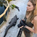 Christina Ochoa Instagram – Curious about crocs? 🐊Check out conservation & educational work of @primitivepredators on their page. 💚📷 @chriscameron.cc @coastalcowboyofficial #wildlifework #wildlife #conservation #stemeducation