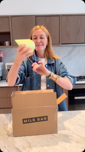 Christina Tosi Instagram - No birthday is complete with out treats! Help us celebrate 15 years of @milkbarstore with 50% off crunchies on Amazon. 48 hours only- so get after it with the link in my bio!