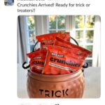 Christina Tosi Instagram – 🔥💯🎃 moves from the @milkbarstore team – 🔗 to crunchy cookies snack packs on Amazon in bio!
