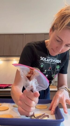 Christina Tosi Instagram - #BAKECLUB who doesn't love a good striped cookies?! These babes use a cake mix base for ALL the vibes - get the recipe @ christinatosi.com