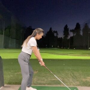 Christine Ko Instagram - August is my favorite month, said every leo ever 🥳⛳️🐕❤️

PS. He watched an IG reel, changed my swing, and it worked 😱
