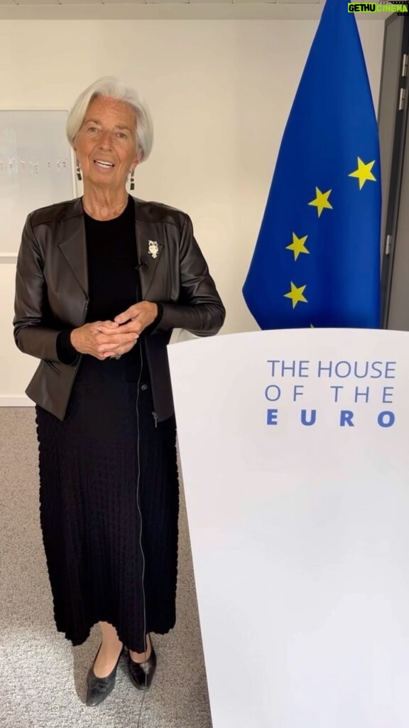Christine Lagarde Instagram - Later today, I will be joined by some of my Governing Council colleagues to open the House of the Euro here in Brussels 🇪🇺 This new shared home for Eurosystem central banks is a reminder of our unity and of the collaborative spirit with which we are working for a more resilient Europe.