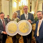 Christine Lagarde Instagram – 🇧🇪🇪🇺 To mark the Belgian Presidency of the Council of the EU, a special €2 commemorative coin has been produced.

I was delighted to join Belgium’s Finance Minister Vincent Van Peteghem and other colleagues yesterday evening to mark the launch of the coin.

Two million of these coins will shortly enter circulation.

Did you know that each country that uses the euro as its official currency may issue two commemorative coins per year?