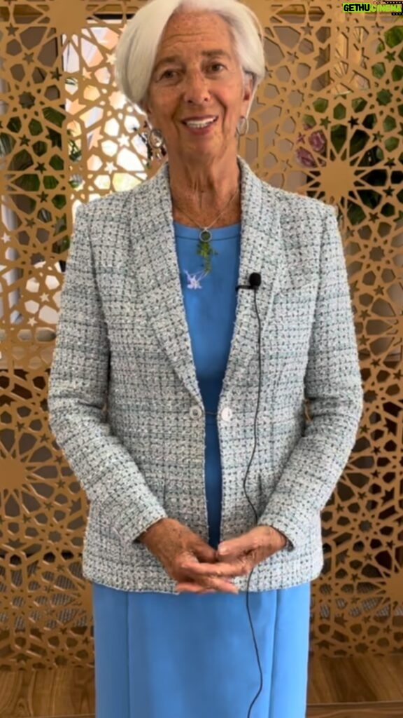 Christine Lagarde Instagram - This week, I’m at the Annual Meetings of @the_imf and @worldbank in Marrakesh, Morocco. These meetings are an opportunity for cooperation at the international level, and I look forward to productive discussions on global economic developments. #IMFmeetings