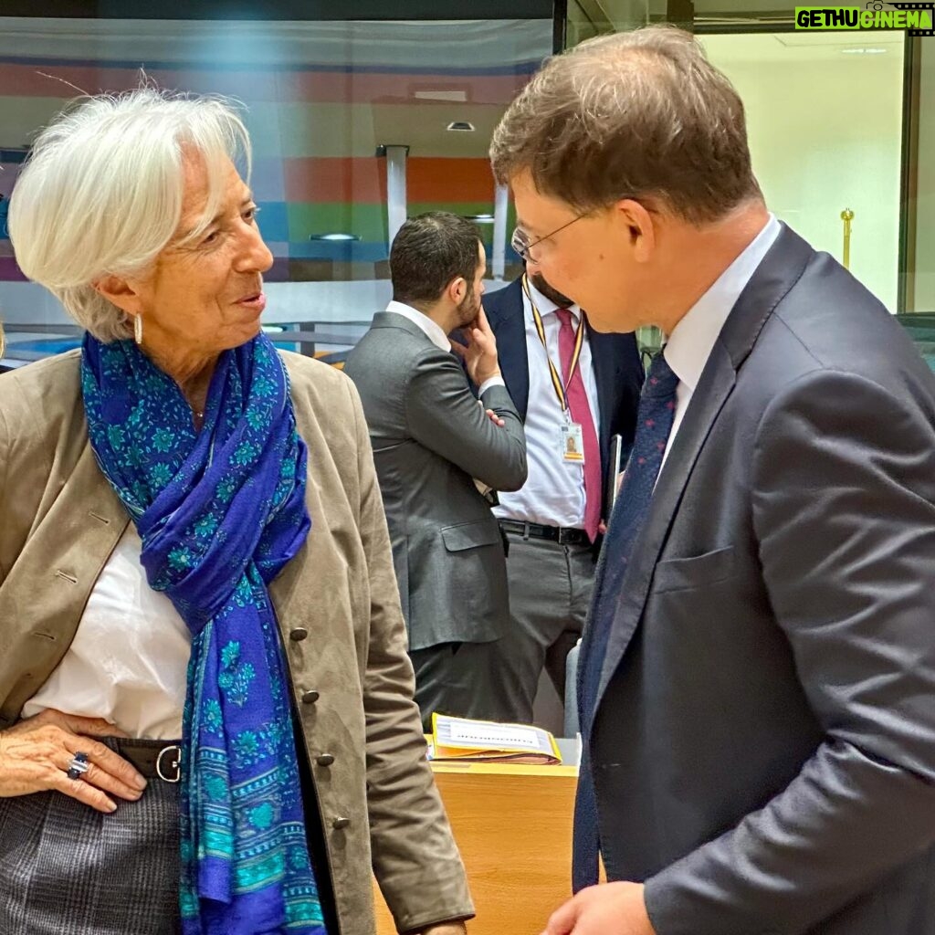 Christine Lagarde Instagram - Good to be back in Brussels, this time for the first #Eurogroup of 2024. During the meeting, we discussed priorities for the year ahead. I was also happy to meet the new Dutch and Spanish finance ministers, Steven van Weyenberg and Carlos Cuerpo.