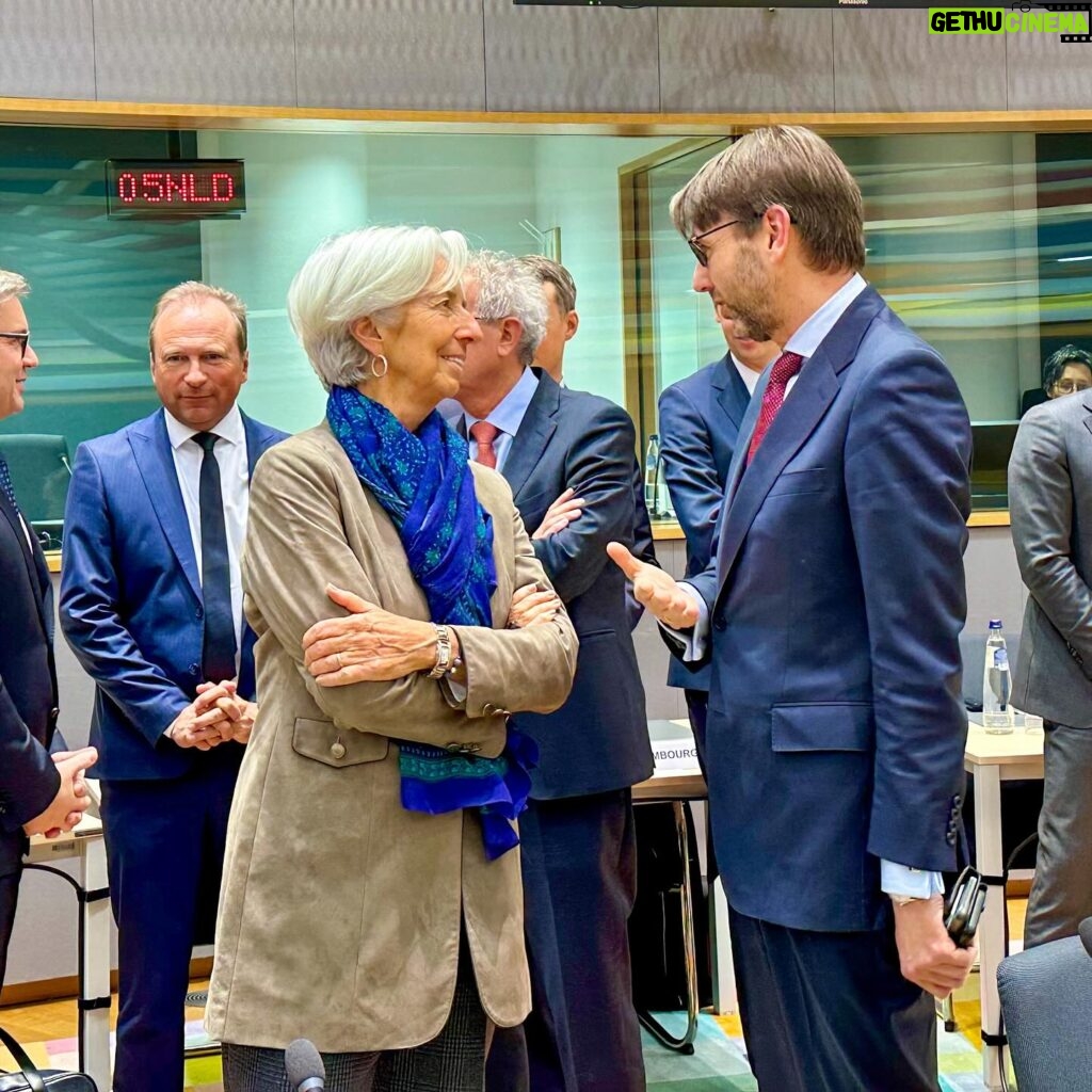 Christine Lagarde Instagram - Good to be back in Brussels, this time for the first #Eurogroup of 2024. During the meeting, we discussed priorities for the year ahead. I was also happy to meet the new Dutch and Spanish finance ministers, Steven van Weyenberg and Carlos Cuerpo.