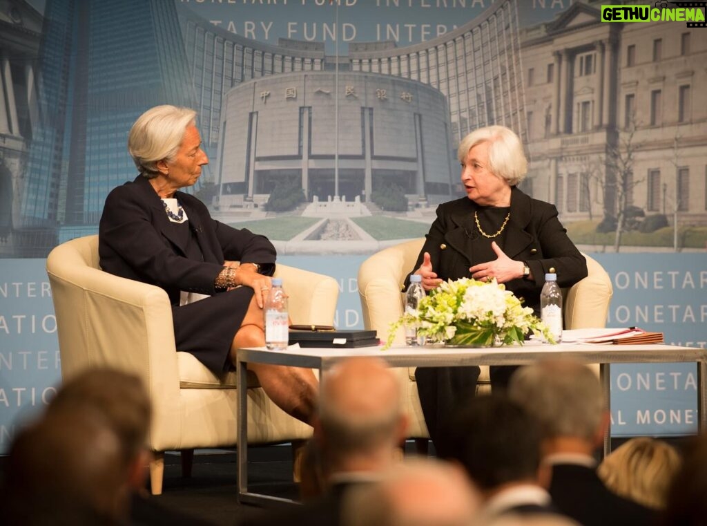 Christine Lagarde Instagram - Commitment. Conviction. Courage. Three qualities that have come to define my friend Janet Yellen. Her hard work and dedication led her to many firsts: ▪️The first woman to be appointed as Secretary of the Treasury ▪️The first woman to serve as Federal Reserve Chair ▪️Including the Council of Economic Advisers, the first person to hold the Big Three macroeconomic policy positions in the US My dear Janet, it has been a delight to work alongside you over the years.