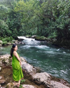 Chum Darang Instagram - Yeah then I took a dip, in the dress🤷🏻‍♀️

#arunachalpradesh #yembungkorong