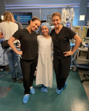 Ciara Riley Wilson Instagram - got to check “get my insides sewn up by dr. addison montegomery” off my bucket list!! grey’s anatomy season 19 episode 3 “let’s talk about sex” streaming now on hulu! so grateful i got to be a little part of such an important episode about women’s rights & sexual health 💓