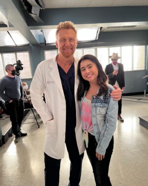 Ciara Riley Wilson Instagram - got to check “get my insides sewn up by dr. addison montegomery” off my bucket list!! grey’s anatomy season 19 episode 3 “let’s talk about sex” streaming now on hulu! so grateful i got to be a little part of such an important episode about women’s rights & sexual health 💓