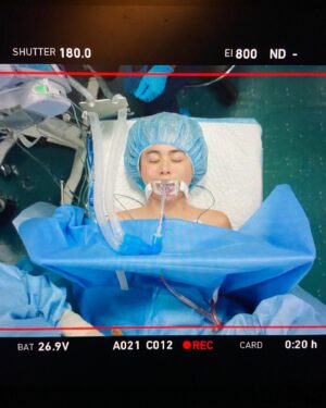 Ciara Riley Wilson Instagram - got to check “get my insides sewn up by dr. addison montegomery” off my bucket list!! grey’s anatomy season 19 episode 3 “let’s talk about sex” streaming now on hulu! so grateful i got to be a little part of such an important episode about women’s rights & sexual health 💓