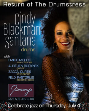 Cindy Blackman Instagram - New England... I am coming your way with my Jazz band. Please join me for ONE show!
https://loom.ly/1a8VPzc or LINK IN BIO

 #drumstress #Santana #Vaterdrumstricks #drummer #CBSband #CindyBlackmanSantana #cindyblackmansantanaband #jazzband #jimmysjazzandbluesclub #istanbulagop #vaterdrumsticks #gretschdrums #remodrumheads