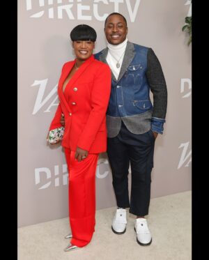 Cirie Fields Instagram - We had to represent ✨Look who came with me @therealjaredfields✨  @marty_taught_u styled both of us 🙏🏾😘
💇🏾‍♀️ @stylesbynicoleg