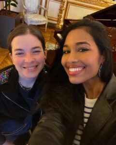 Clémence Botino Instagram - Made it to the @usembassyfrance (again) 😍🇺🇸