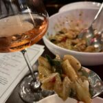 Claire Coffee Instagram - Best bite of ‘23 so far @cisiamonyc!! Crab cavatelli across the table from @christhile doesn’t get better than that.
