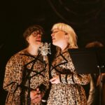 Claire Coffee Instagram - WHAT A WAY TO WRAP OUT THE YEAR!! It was absolute unadulterated bonkers MAGIC to have @sylvanesso & the @the.as join us for our final show of 2023. Cannot wait to drop these on @audible in 2024. See you @audibletheater next year! XO! @energycurfewmusichour 📷: @abrunkus 🧡