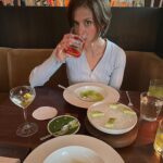 Claire Coffee Instagram - A love affair in 3 parts: 1. Skepticism 2. Surprise 3. Here are keys and a toothbrush, Cherry Blossom Cocktail @elevenmadisonpark, I am yours forever!