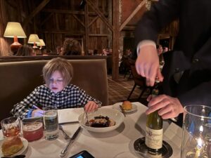 Claire Coffee Instagram - A @blackberryfarm bash to round out the @nickelcreek year! Thanks to the most magical staff for another perfect visit. We love this place so much. (PS - we promise to check Calvin’s bag for hidden truffle dogs before we head out.)