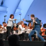 Claire Coffee Instagram - Thanks to @hollywoodbowl for capturing the unique brand of mania that is #ATTENTION! and @christhile’s jazz hands… Kentucky, you ready?? @louisvilleorchestra, can’t wait to see you next week!