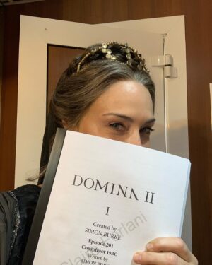 Claire Forlani Instagram - #Domina season 2 and we’re BACK! Hello Octavia 🖤