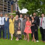 Claire Forlani Instagram - @ascotracecourse @greenroomvip #kinggeorge such a fun day at the races , perfect weather , great group people and as always @zafrushdie & the @greenroomvip hosting a fabulous day! ❤️