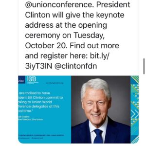 Claire Forlani Instagram - @theunion_tblh #unionconference #TB #Tuberculosis #EndTB #AdvancingPrevention #COVID19 #Coronavirus #NoTobacco #TobaccoControl #LungHealth #InfectiousDisease #PublicHealth #GlobalHealth #MentalHealth #Nurses #students #health