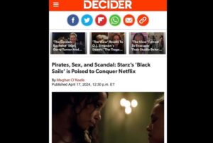 Clara Paget Instagram - 🖤🏴‍☠️ Black Sails just dropped on @netflix All seasons streaming now #NetflixUS new lease of life for my pirate gang #RaiseTheBlack 🏴‍☠️🖤