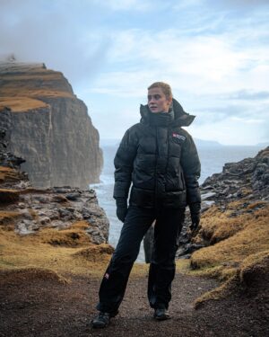 Clara Rosager Instagram - Faroe Islands in February 🍃 Thank you for keeping me warm @66north 
 /gifted/