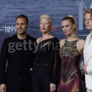 Clara Rosager Instagram - Thank you for everyone who came and made this night so incredible. Thank you to the amazing cast and crew. Thank you to the two amazing show runners writer and director of this show @baranboodar @jantjefriese 
I love you all! ❤️ @netflix1899 is out world wide November 17th on Netflix. 

Jewelry by amazing @julienielsdotterjewellery 
Dress rented by cool sustainable @rentage_
