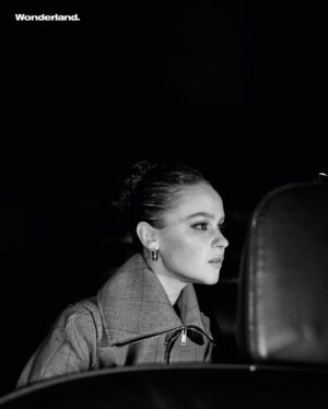 Clara Rugaard Instagram - Thank you @wonderland for chatting to me and letting me hang about in strange positions in a Rolls-Royce all day 🧚‍♀️

Photography by @adamwhiteheadphoto 
Fashion by @toniblaze 
Words by @phoebeshardlow 
Hair by @sandrahahnel 
Make Up by @marthainoue 
Nails by @amythomas_nails 
Production Director @morganemillot 
Photo Assistant @filmstillslibrary 
Fashion Assistant @yascwilliams
Retouching by @artpostlondon 
Studio Catering by @kate_the_cook 
Special thanks to @stock.wellstudio & @publiceyecomms