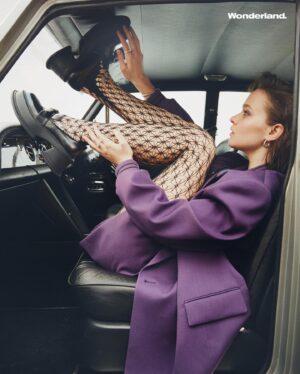 Clara Rugaard Instagram - Thank you @wonderland for chatting to me and letting me hang about in strange positions in a Rolls-Royce all day 🧚‍♀️

Photography by @adamwhiteheadphoto 
Fashion by @toniblaze 
Words by @phoebeshardlow 
Hair by @sandrahahnel 
Make Up by @marthainoue 
Nails by @amythomas_nails 
Production Director @morganemillot 
Photo Assistant @filmstillslibrary 
Fashion Assistant @yascwilliams
Retouching by @artpostlondon 
Studio Catering by @kate_the_cook 
Special thanks to @stock.wellstudio & @publiceyecomms