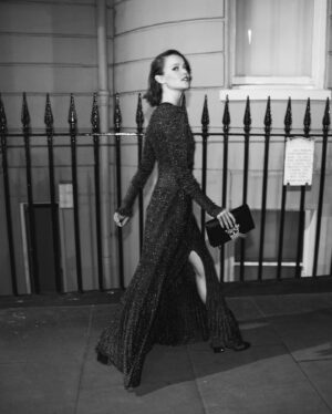 Clara Rugaard Instagram - A few more from the other night, while I lay here in bed eating a whole pack of biscuits xx

Thank you @jemimashoots for capturing this sassy strut 

Makeup by the magical @zoetaylormakeup & hair by the ever-brilliant @patrickwilson 

Lewk by @chanelofficial 💞