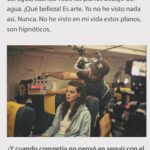Clara Alvarado Instagram - entrevista para la revista uruguaya @galeriarevista y fotos de @ae__foto con 3horas de sueño después de un rodaje nocturno 🫠 creo que no quedaron nada mal! 💚 gracias @leabensasson @zinolarosana @aguanegrafilm Ya lo he dicho pero lo vuelvo a repetir. Es increíble el cariño y la valoración que recibí en el paisito 🇺🇾, ojalá para cuando se estrene la peli #aguanegra pueda ir para allá de nuevo. De momento, echando de menos a todos mis compis y deseando grabar lo que nos queda en Barcelona :))))