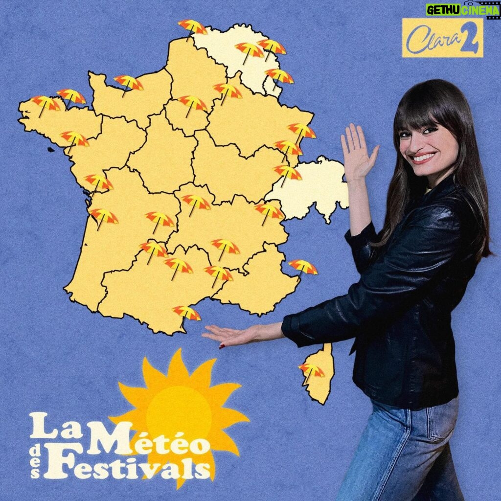 Clara Luciani Instagram - Grand vent de douceur prévu sur l’hexagone, la Belgique, la Suisse, le Luxembourg et le Québec pour la saison des festivals. Aujourd’hui nous célébrons la Sainte Zita. 🌞