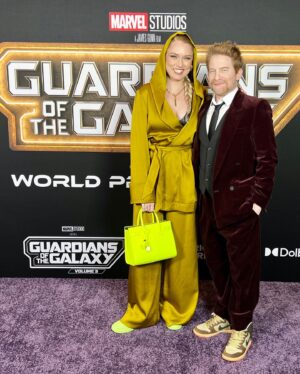 Clare Grant Instagram - Well, @jamesgunn you did it again. #GotG3 is no less than stunning. I couldn’t be more happy or proud for everyone involved. James, the depth of your heart shines in this movie like it does in no other. It’s so you. The emotional journey you take us on is incredible. I could cry right now just thinking about it. From me &  every other misfit out there longing for family and sense of purpose- thank you for this beautiful gift. Congratulations, Guardians!! I hope everyone loves this phenomenal movie as much as I do. 

-Styled by @joeytierney 
-Hair/Makeup by @anissaemily 
-Looks by @ysl
-Sneakers by @nike 
-Tears of Joy by @jamesgunn