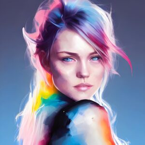 Clare Grant Instagram - I did it. And now I want rainbow hair.