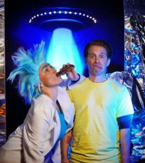 Clare Grant Instagram - Hello we are ready to destroy your dimension. #rickandmorty