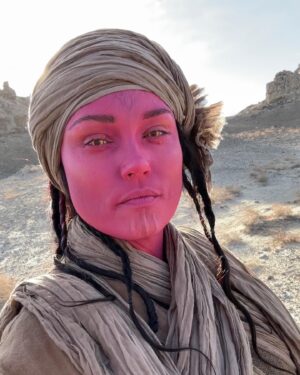 Clare Grant Instagram - This weekend the final chapter of @jamesgunn’s Guardians of Galaxy trilogy comes to a close. I loved each of these movies so much. But mostly I have loved watching my friend bring these characters to life and seeing the world fall in love with James as a writer & director. Guardians holds a special place in my own misfit heart and I am honored to play in this world even a tiny bit. Thanks, James for bringing me into the Guardians family. I loved every minute of my day on set. Hope you all love this film as much as I do!!!