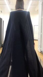Clare Waight Keller Instagram - Show fittings for Caraman Givenchy Haute Couture Show