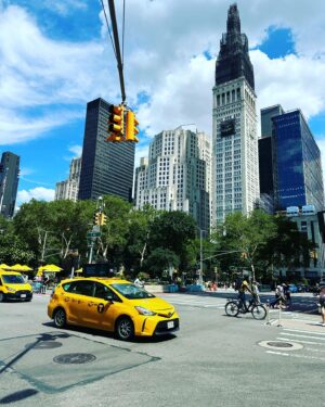 Clare Waight Keller Instagram - Work Road Trip - 
Things I saw things I loved in 72 hours last week in New York City ♥️

#hotelchelsea 
#unionsquare #farmersmarket @balthazarny 
@uniqlousa 
#officeview 
#girls
#greathair 
#flyinghome @thechelseahotel