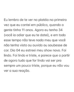 Clarice Falcão Instagram - 1 mês 💘