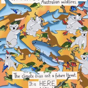 Claudia O'Doherty Instagram - If you have any spare money, click the link in my bio to donate to the Rural Fire Service. The Australian government is not funding them properly, so donations are very helpful and needed. @celestebarber is raising money from her page, which may be easier for international people to donate to. @wireswildliferescue are helping the animals we have left. If you are able to donate, thank you very much!