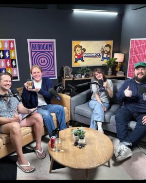 Claudia O'Doherty Instagram - Please listen to me. All fried chicken is improved by a squeeze of lemon. New @doughboyspodcast with John Early, star of ‘Stress Positions’, is out now. Sorry we look so witchy in this picture.