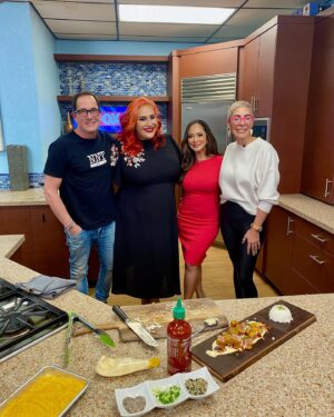 Claudia Sandoval Instagram - We had a BLAST promoting Mainly Mozart’s first ever #CulinaryConcerto Gala on @fox5sandiego with @fox5newsld and @kusinews with @laurenphinneytv. 

Culinary Director @chefclaudiasandoval joined featured chefs @thecookingguy and Enea Sintoni of @ambrogiobyacquerello alongside @eileengregory418 of @venacavavinos and @lulumtzojeda of @brumavinicola ✨ 

Experience 24 internationally renowned chefs paired with 24 top wineries from the #PasoRobles and #ValleDeGuadalupe regions, this March 22nd at @julepvenue