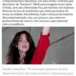 Claudia Campolina Instagram – Entrevista que deu para o Meio & Mensagem ❤️